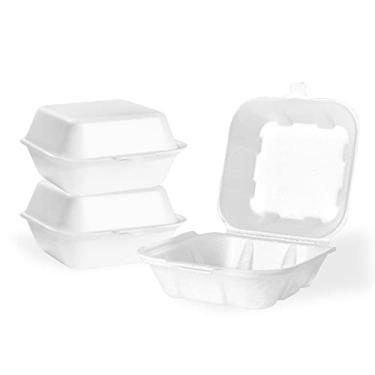 Imagem de Hamburgueira CH-002A Branca 14,6x14,6x9,2cm Eps Fardo 100und