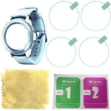 Imagem de OCTelect Protetor de tela redondo de vidro para Samsung Smart Watch 42 mm