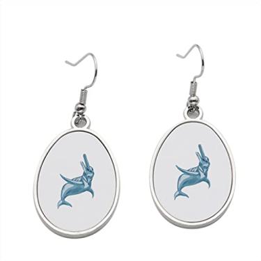 Imagem de Brinco de desenho de golfinho Amazon River – Brincos pendentes para meninas – Presente de festa de aniversário dos namorados