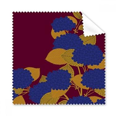 Imagem de Pintura de cultura japonesa flor ouro azul pano de limpeza limpador de tela de telefone 5 peças