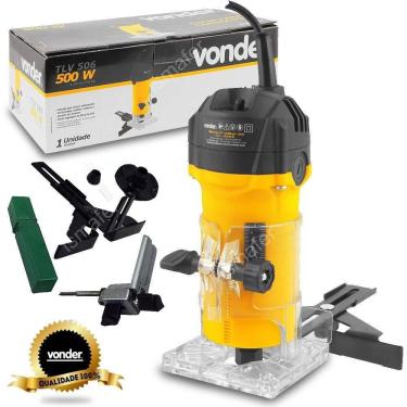 Imagem de Tupia Elétrica Manual 6 Mm Para Laminados 500w Tlv506 Vonder