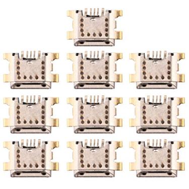 Imagem de YUNCHAO Acessórios telefônicos @#@10 PCs carregando conector porta para Vivo S1 Pro / S1@#@ Substituição do telefone celular