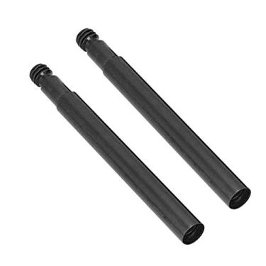 Imagem de plplaaoo Extensor de válvula Presta de bicicleta de 60 mm, extensão de válvula Presta de liga de alumínio, extensão de válvula de tubo de bicicleta resistente e durável, acessórios de pneu de tubo interno de bicicleta (preto)