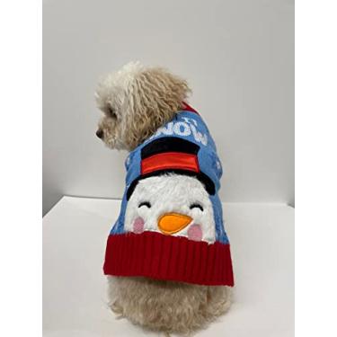 Imagem de Suéter para cachorrinho de Natal Let It Snow