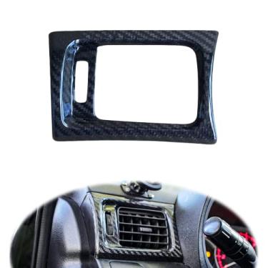 Imagem de GOGOCARBON Tampa de ventilação de ar condicionado para Subaru WRX IMPREZA STI 2008-2014 SEDAN (USDM) Hatchback 3K fibra de carbono seca real, leve, forte com revestimento transparente resistente a U