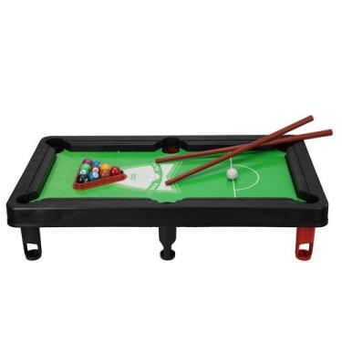 BRINQUEDO SINUCA INFANTIL MESA DE BILHAR JOGO GRANDE 52CM COM PES