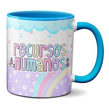 Imagem de Caneca Recursos Humanos Presente Criativo Profissional RH (Azul)