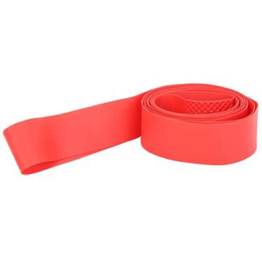 Imagem de Protetor de pneu de bicicleta, fácil de instalar, substituição de forro de pneu PVC conveniente para ciclismo para ciclista (vermelho, 29 pol.)