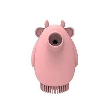 Imagem de Vibrador Oral Mamilo Massageador Sugando Clitóris Estimulador 2 em 1 Para Mulheres Brinquedos Sexuais Zatla Shop (Rosa)