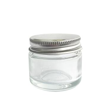 Imagem de Pote De Vidro Para Vela 30g C/ Tampa Metal (10 Unidades) (Prata)
