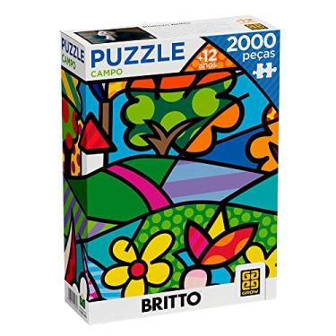 Puzzle 3000 pecas vintage car fusca - quebra cabeca - grow