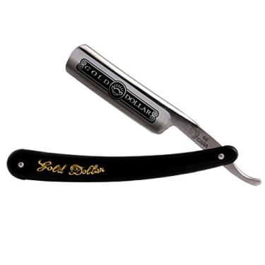 Imagem de Tangc Pro Gold Dollar Shave Faca 66 Borda reta Barber Navalha Folding raspar o cabelo
