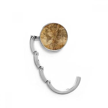 Imagem de Gancho de mesa de fundo com estampa de varizes, gancho decorativo com fecho dobrável