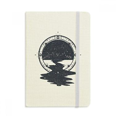 Imagem de Caderno com estampa de arte da floresta Stars Creek oficial de tecido capa dura diário clássico