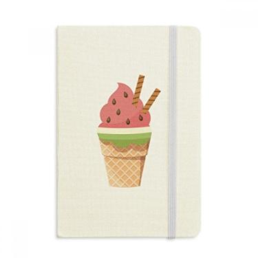 Imagem de Caderno de anotações com cones de melancia da Biscuits com capa dura em tecido oficial