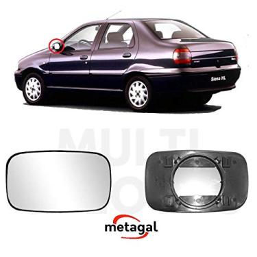 Imagem de Lente Retrovisor Esquerdo Siena 1996 1997 1998 1999 2000