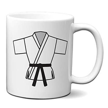 Imagem de Caneca Kimono Karate Presente Lutador Artes Marciais Japão