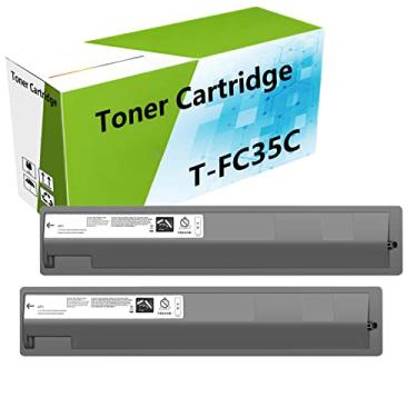 Imagem de T-FC35C Cartucho De Toner Para Toshiba, Compatível E-Studio 2500C 3500C 3510C Impressora, Toner-Cartucho De Alta Capacidade Black*2
