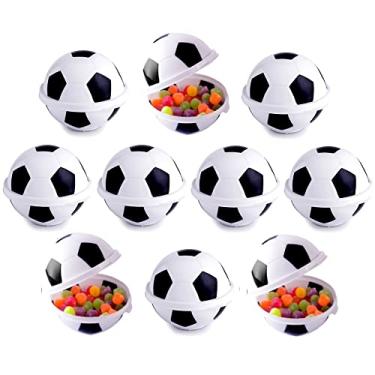 Imagem de Pote de Lembranças Festa Infantil e Aniversário de Bola de Futebol (10 Unidades)