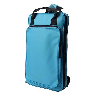 Imagem de Mochila de Bateria, Mochila de Baqueta Multifuncional Portátil Com Proteção Resistente Ao Desgaste, Espaço Suficiente para Carregar (C 60 Azul)