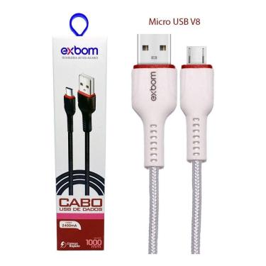 Imagem de Cabo Rápido Carregador E Dados Turbo Reforçado - Micro Usb