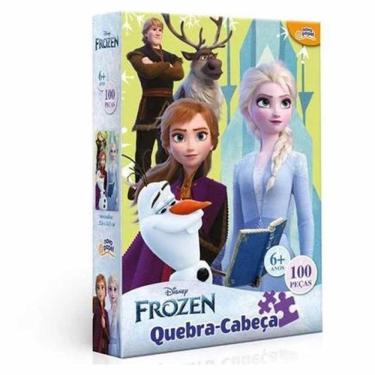 Imagem de Quebra-Cabeça - 100 Peças - Disney - Frozen - Toyster