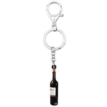 Imagem de ZALTAS Garrafa De Vinho Chaveiros Joias Longas Para Mulheres Homens Bolsas Clássicas Presentes Acessóriospreto