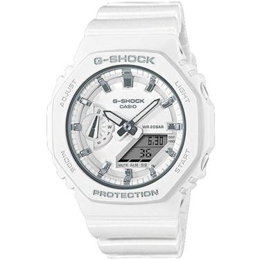 Imagem de Relógio CASIO G-SHOCK feminino anadigi branco GMA-S2100-7ADR