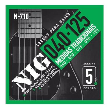 Imagem de Encordoamento para contra baixo 5 cordas 040/125 n710