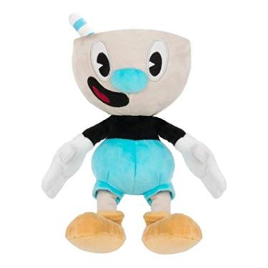 Imagem de Linda Pelúcia Cuphead Mugman Plushie Da Funko 20cms