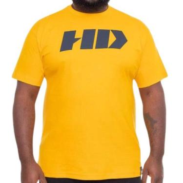 Imagem de Camiseta Plus Size Hd Connect - Amarelo Mostarda