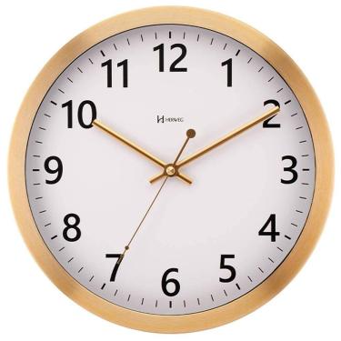 Imagem de Relógio De Parede Herweg Ref: 6736-029 Alumínio Dourado
