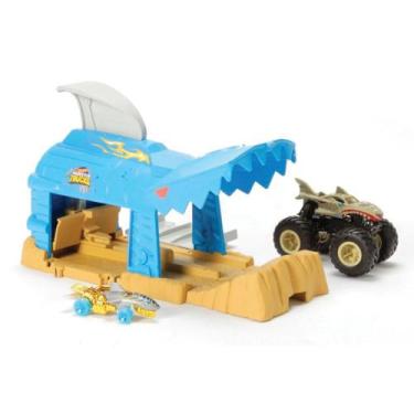 Imagem de Lançador Hot Wheels Monster Trucks Shark Wreak - Mattel