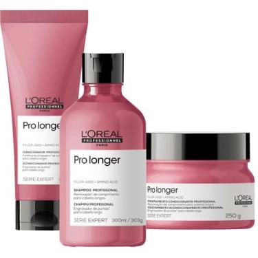 Imagem de Kit Loreal Série Expert Pro Longer Shampoo, Cond. E Máscara - L'oréal