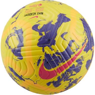 Imagem de Bola Futebol de Campo Nike Academy Premier Ligague 2023 2024 Amarelo e Roxo