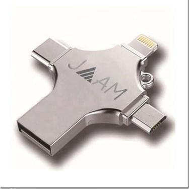 Imagem de JAAM Pen drive USB multifuncional para iPhone, iPad, iPod, compatível com iOS, Android, tipo C, Windows 128 GB