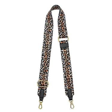 Imagem de nuoku Alças transversais de substituição para bolsas alças para bolsas alças de bagagem, estampa de leopardo 2