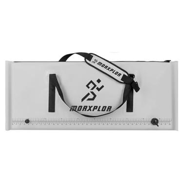 Imagem de MORXPLOR Bolsa térmica térmica para pesca de 102 x 43 cm, bolsa térmica para matar peixes com válvula de drenagem, bolsa térmica grande, sacolas de entrega de comida, sacolas de mercearia