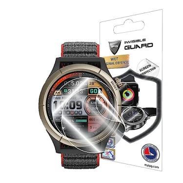 Imagem de IPG Protetor de tela de hidrogel para relógio de corrida Amazfit Cheetah Pro (2 unidades) Película transparente HD invisível antiarranhões - suave/autorreparador/bolha para Cheetah Pro