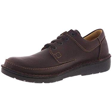 Imagem de Sapato Oxford masculino Clarks Nature II, Brown Leather, 7