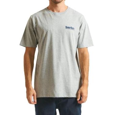 Imagem de Camiseta Hurley Puff HYTS010556 Mescla Cinza-Masculino