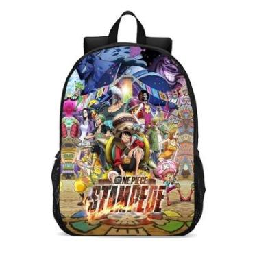 Imagem de Mochila Escolar Infanto Juvenil Anime One Piece Piratas Aventura Novidades 0284-Unissex