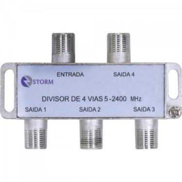 Imagem de Divisor Satélite 1/4 5-2400 MHz Storm - PCT / 10 [F002]