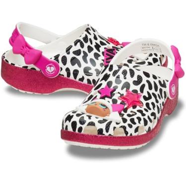 Imagem de Crocs LOL Surprise Diva Classic Clog (criança pequena/criança grande), Preto/branco, 16