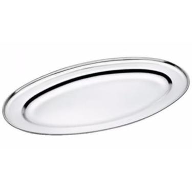 Imagem de Travessa Bandeja Oval 20cm em Aço Inox (Ideal para Servir Porção) (4)