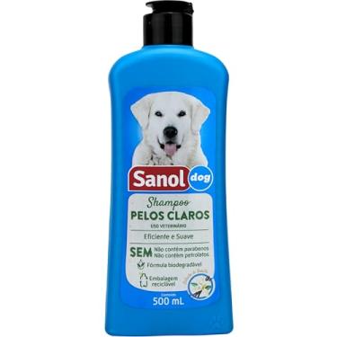 Imagem de Sanol Dog Shampoo De Pêlos Para Cães E Gatos Pêlos Claros 500 Ml Azul