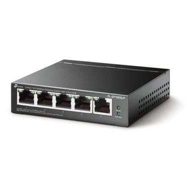 Imagem de Switch 5 Portas FAST 10/100 (4 Portas Poe) TL-SF1005LP - TP-LINK