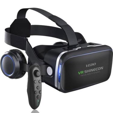 Imagem de Headset de Realidade Virtual Tecnet, compatível com iPhone e Android V