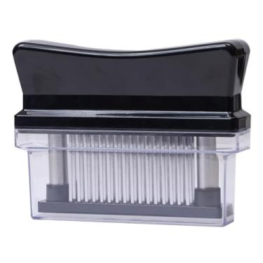 Imagem de Agulha amaciante de carne, amaciante grampeador de carne | Ferramentas multiuso para amaciante de bife Amaciante de carne portátil,Ferramenta para cozinhar carne Amaciador de batedor de carne com tamp