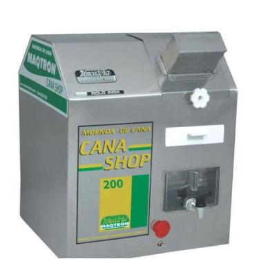 Imagem de Moenda De Cana com 3 Rolos de Inox Maqtron Shop200 Elétrica, 110V